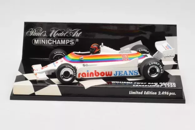 Minichamps Williams F1 Fw07 Ford N 51 Canada Gp 1980 K.cogan 1:43 400800051